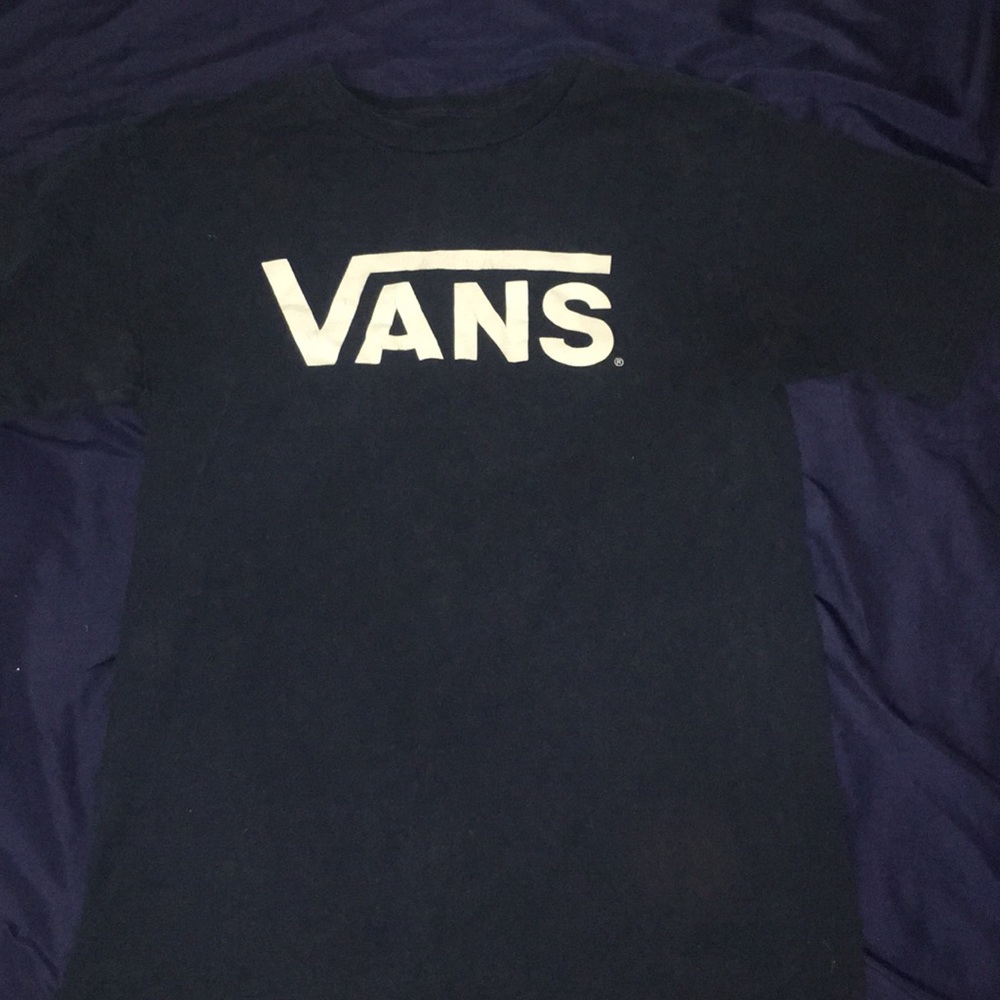Short Sleeve Blue Vans Shirt